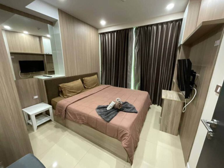 公寓出租 Dusit Grand View Jomtien #M399 
 距离大海300米
  1间卧室，1间浴室
  35 平方米，27 层，海景
  家具…