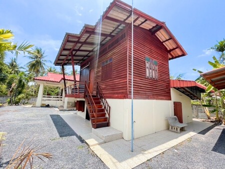 Minimal style wooden house, 2 floors, usable area 84 sq m, suitable for those who need long-term accommodation.
