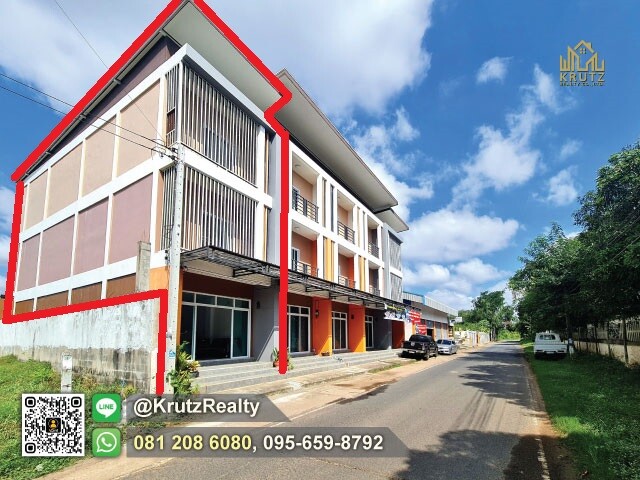 3-story commercial building for sale, 23.8 Sq w. Sripattana Road, Not Meant, Mueang Surin